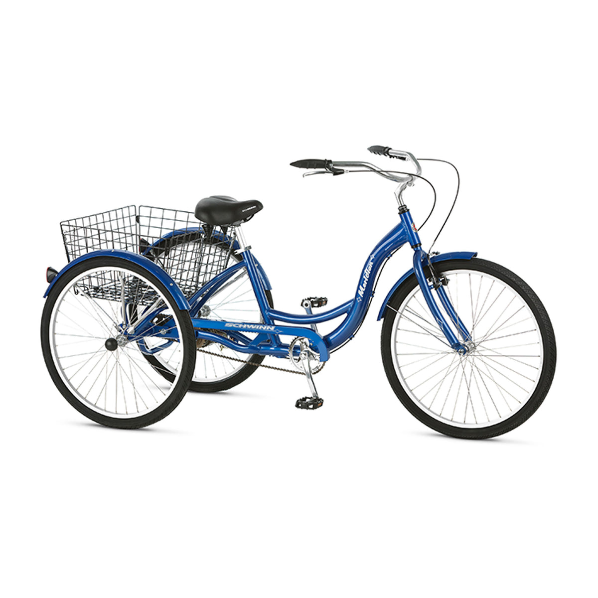 schwinn bicycle 3 wheels Racer Speed neighborhood excitement. Schwinn Roadster Tricycle Red, Chrome